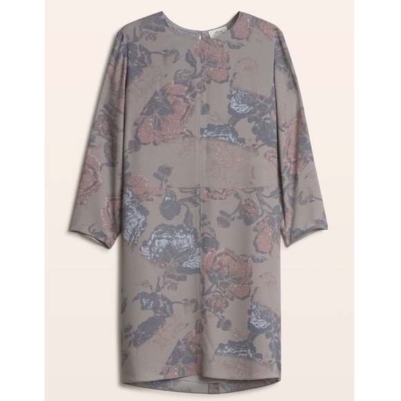 Aritzia Wilfred Printed Myosotis Shift Dress - Picture 1 of 7